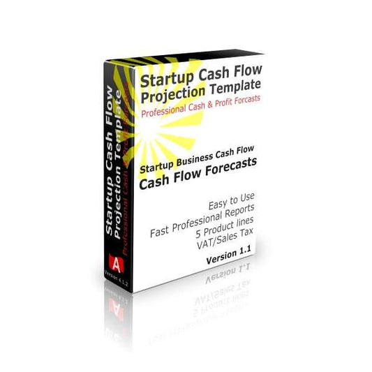 Startup Cash Flow Projection Template Software